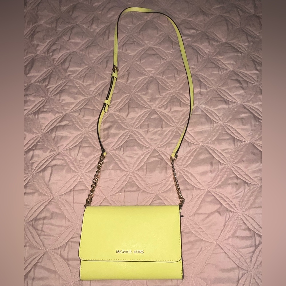 Yellow Michael Kors Crossbody